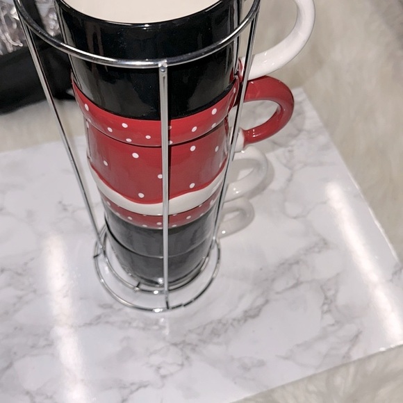 4 mug set Christmas penguins - Picture 4 of 5